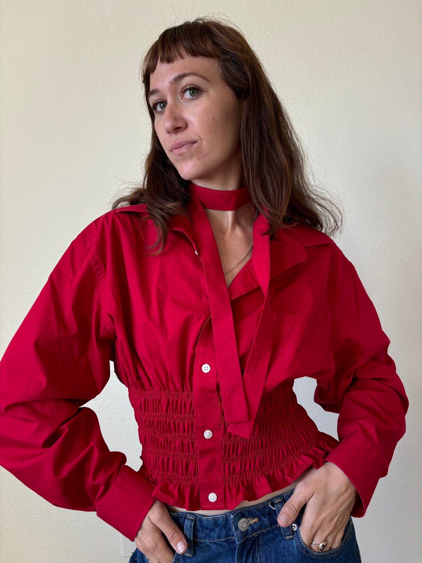 Marielle Top / CHERRY RED / M