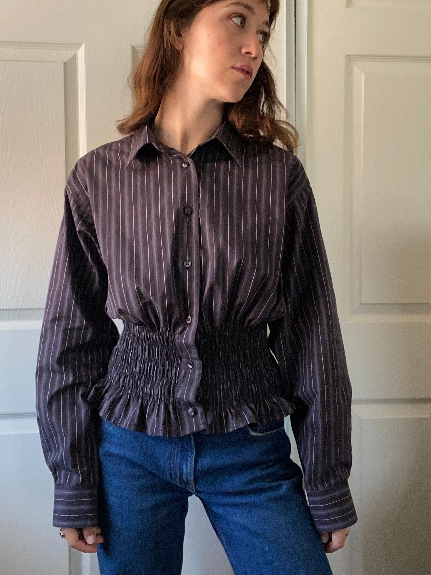 Marielle Top Stripes Gray Stripes M
