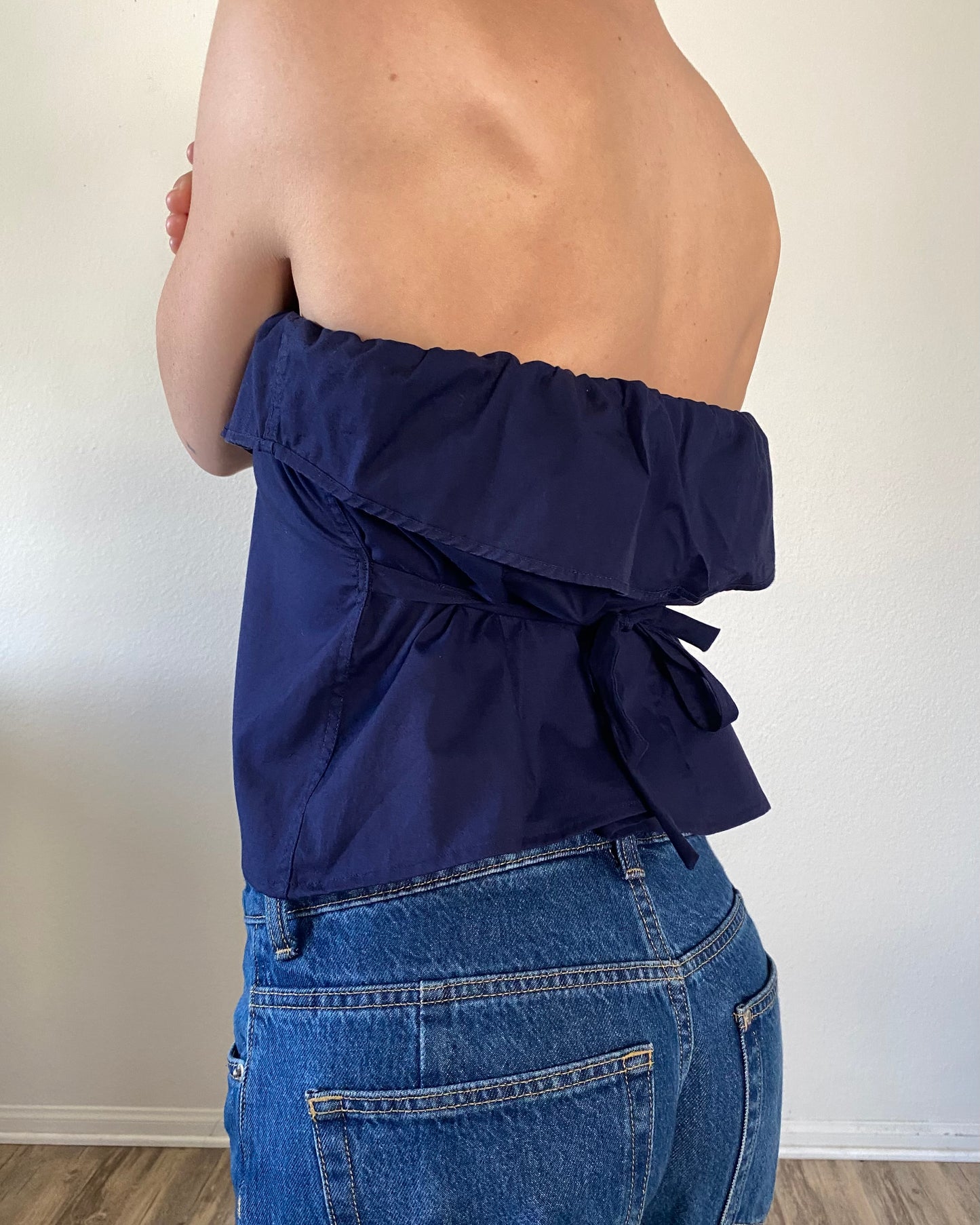 The Camille Top / Navy / Medium