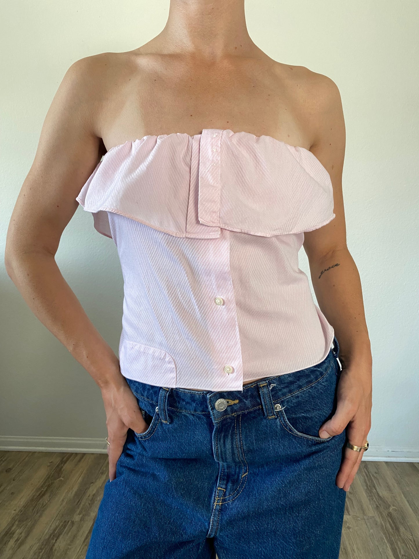 The Camille Top / Petal Pink / Medium