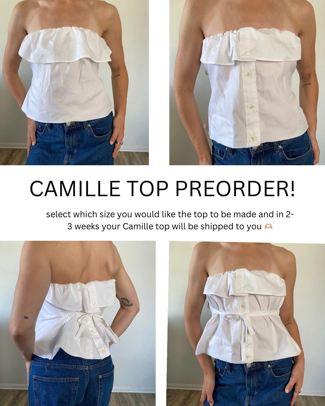 PREORDER Camille Top / Lemon