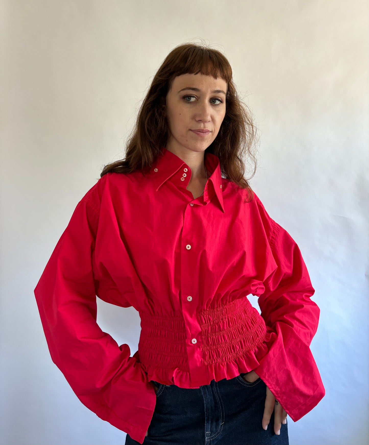 Marielle Top / Cherry Red / M - XL