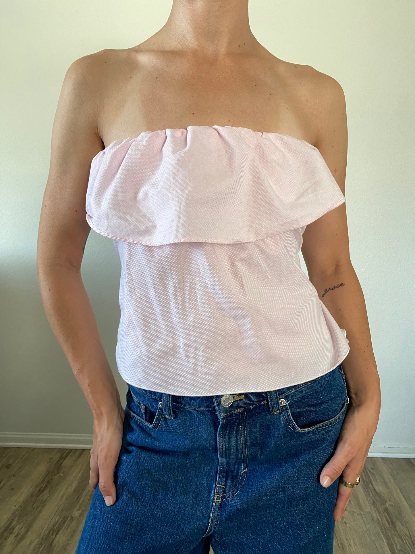The Camille Top / Petal Pink / Medium