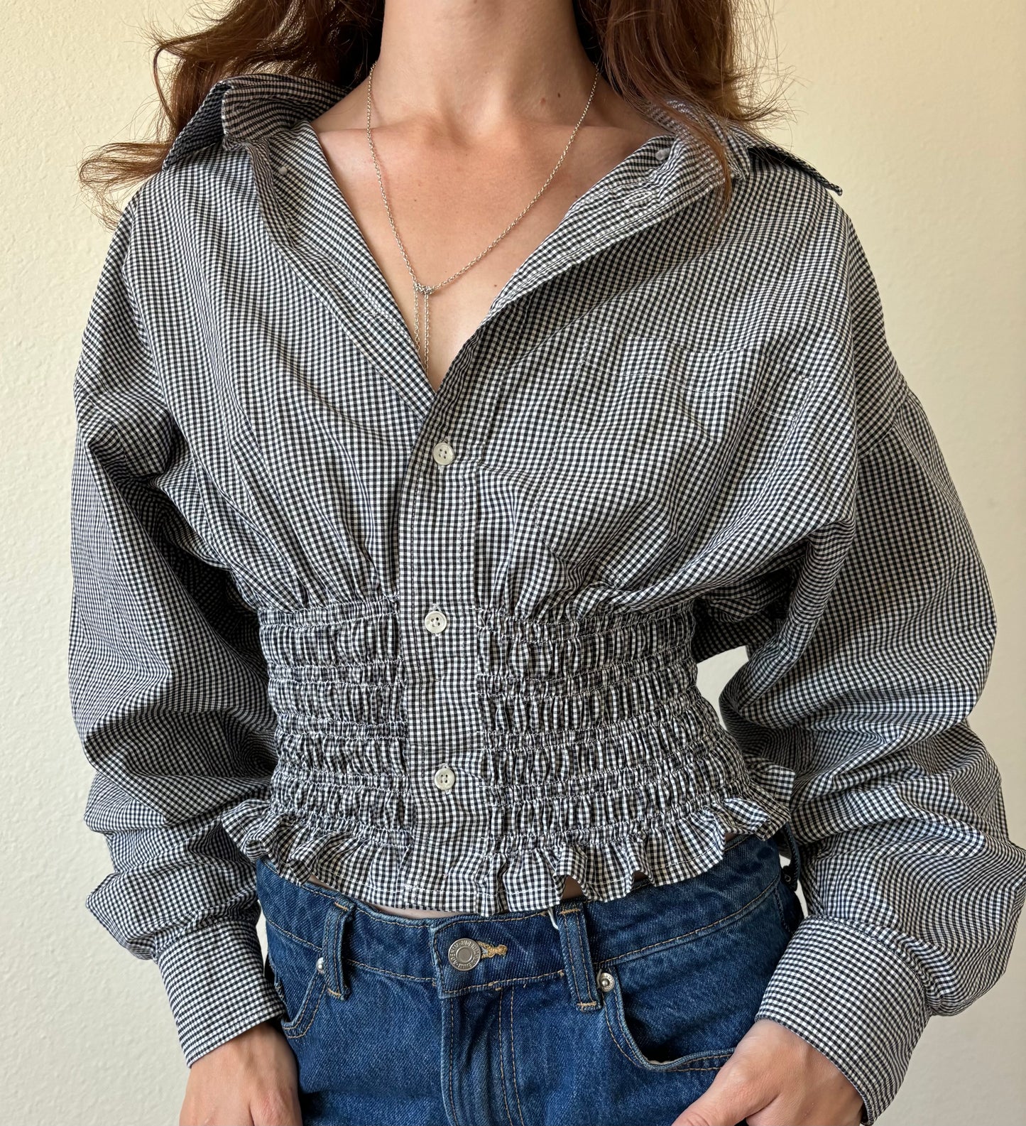 Marielle Top / GINGHAM / M