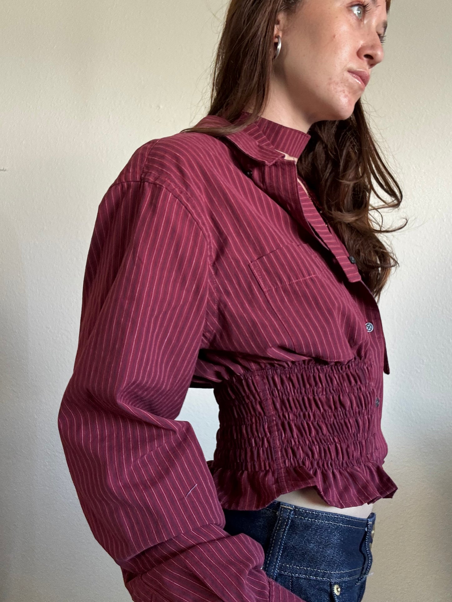 Marielle Top / Red Stripes