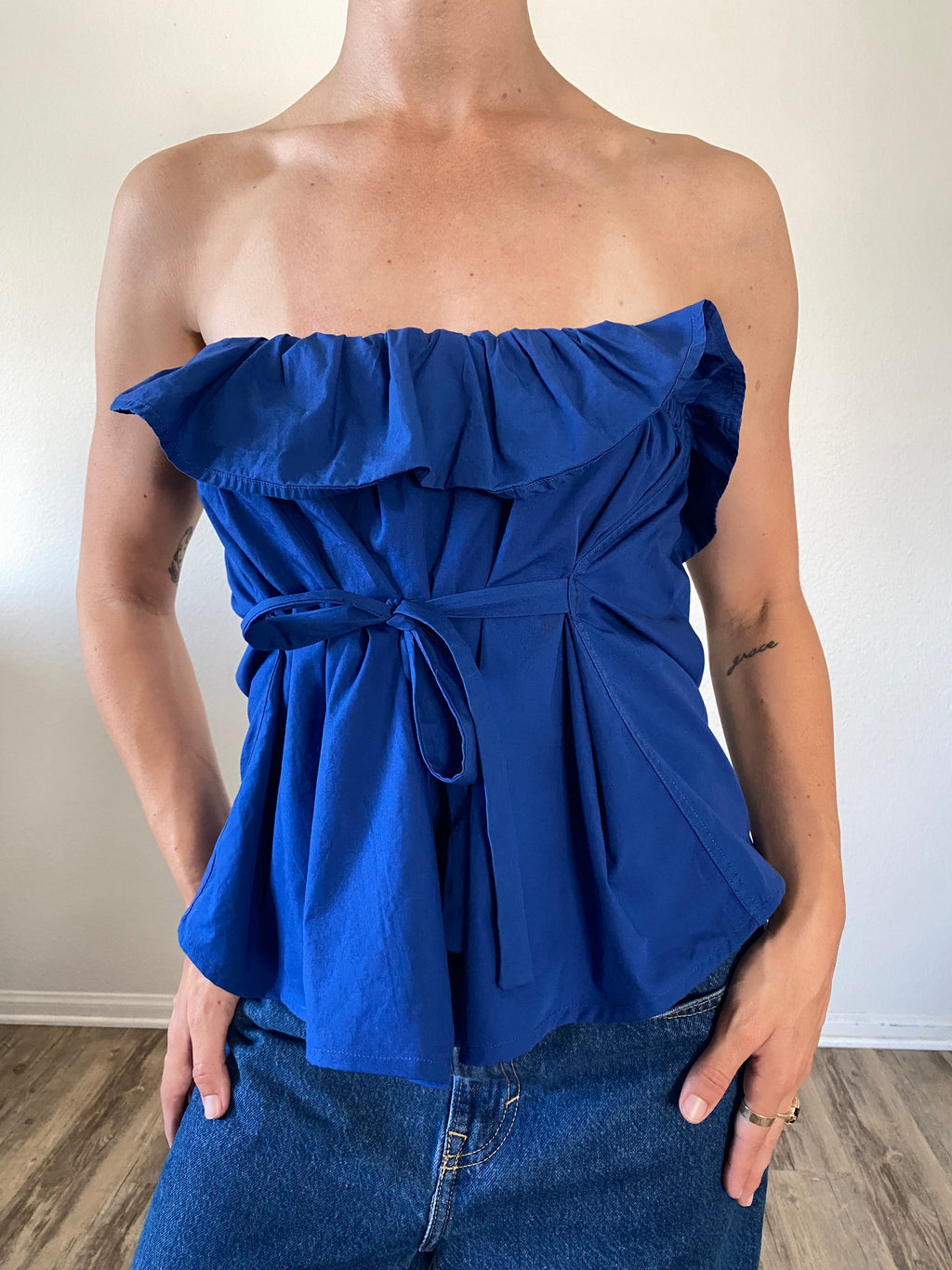 The Camille Top / Cobalt / XL-1X