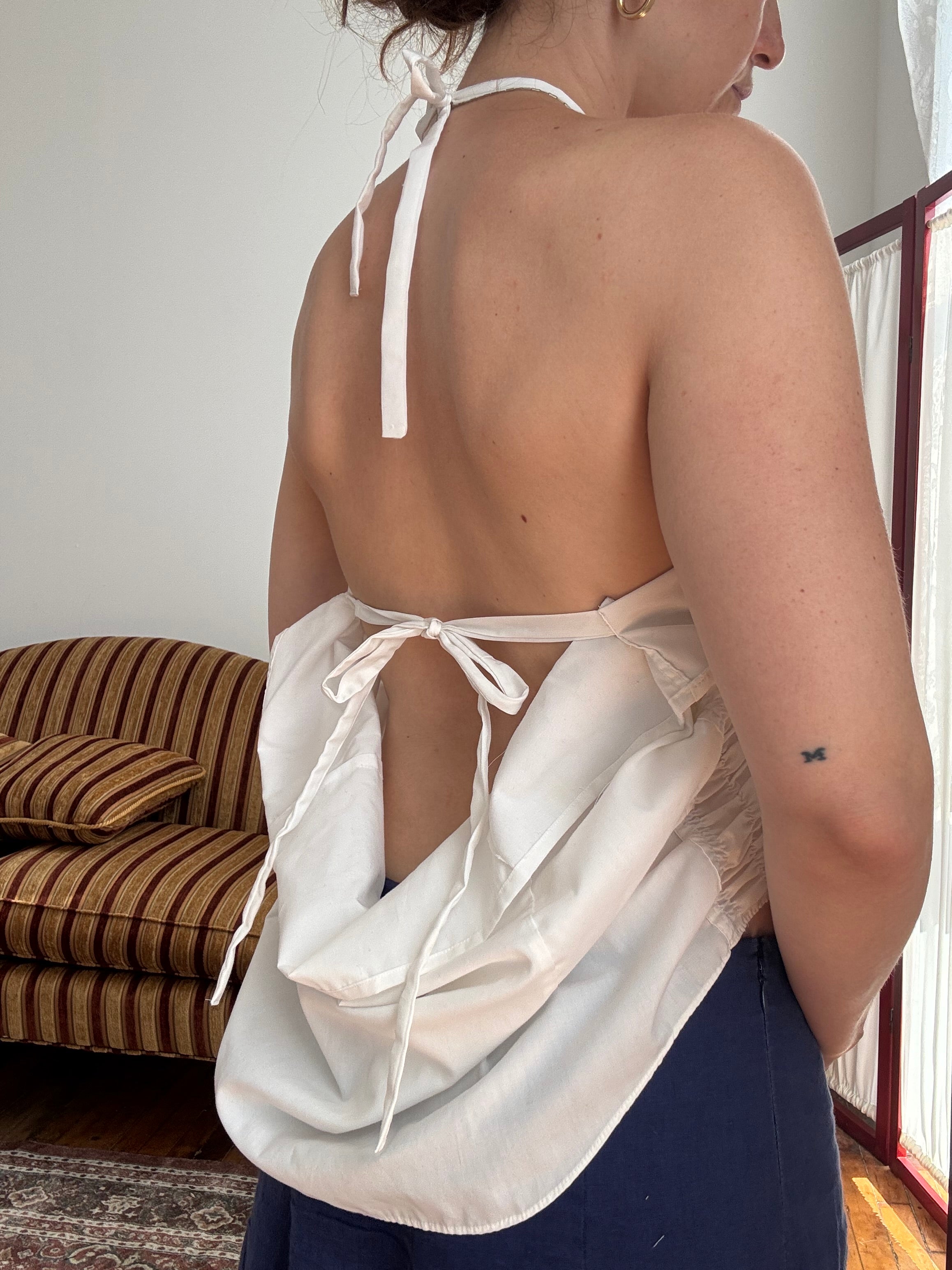 The Camille Top / White  / Small-Medium