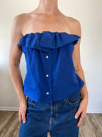 The Camille Top / Cobalt / XL-1X