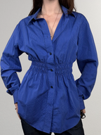 Marielle Top / Blue Pinstripe S/M