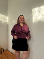 Marielle Top in BURGUNDY (1X-2X)