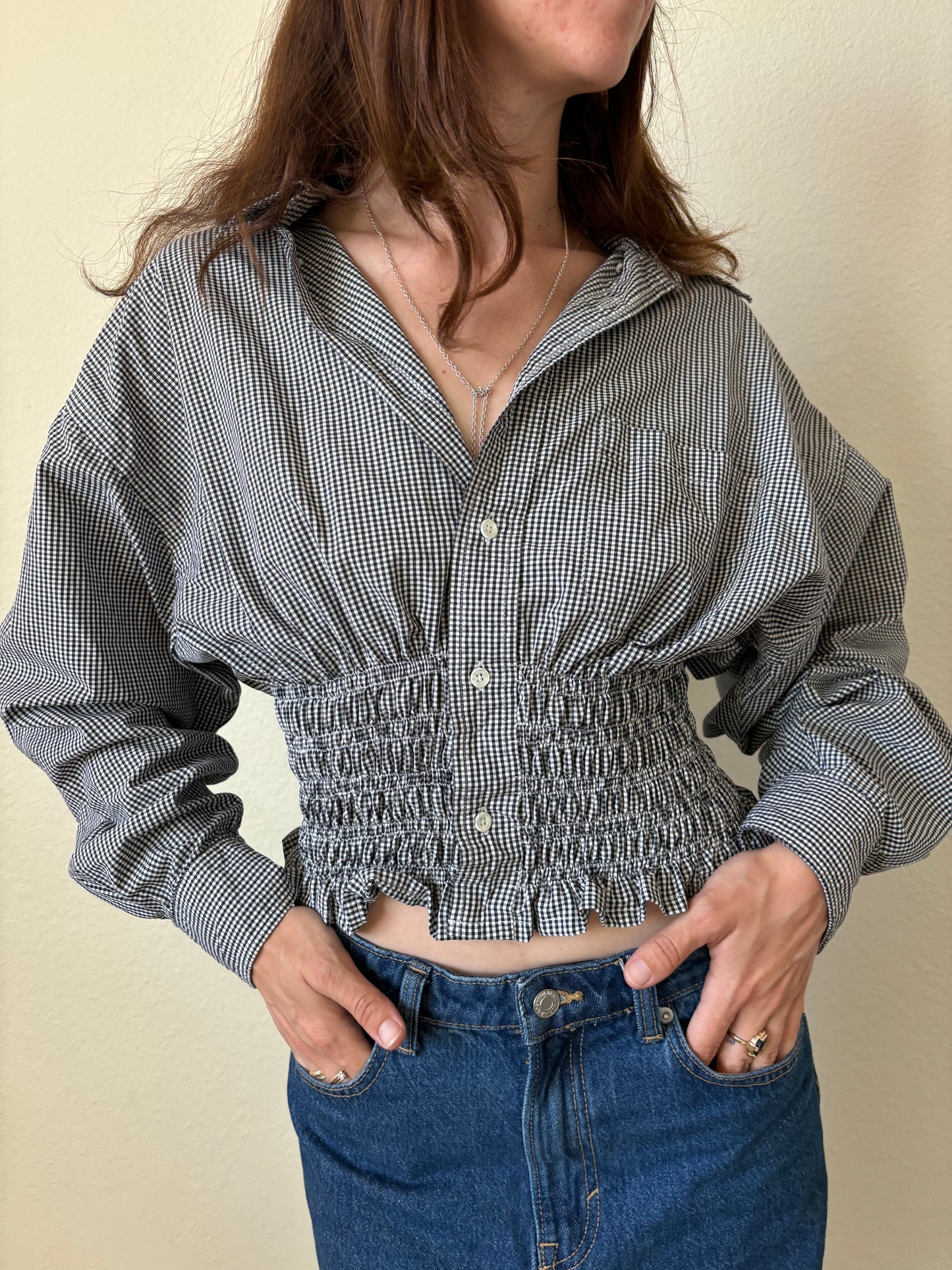 Marielle Top / GINGHAM / M