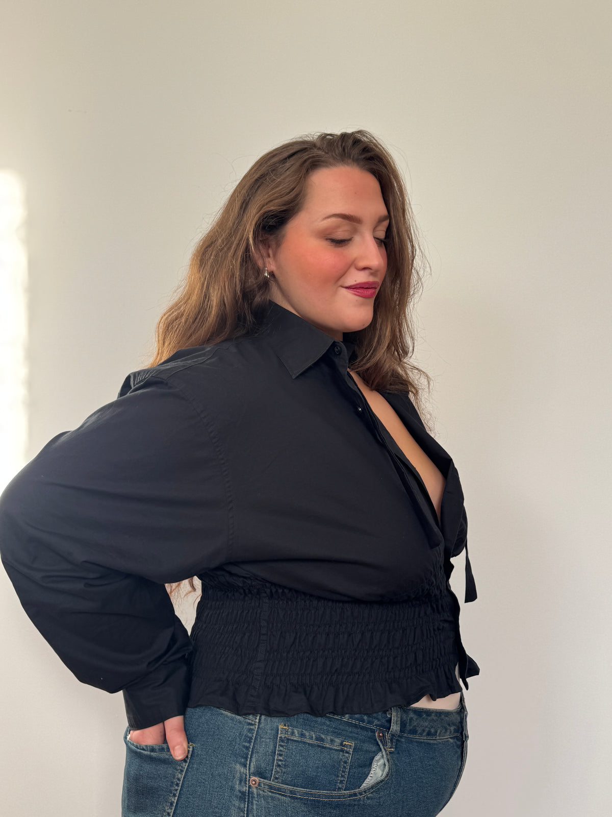 Marielle Top in NOIR (1X-2X)
