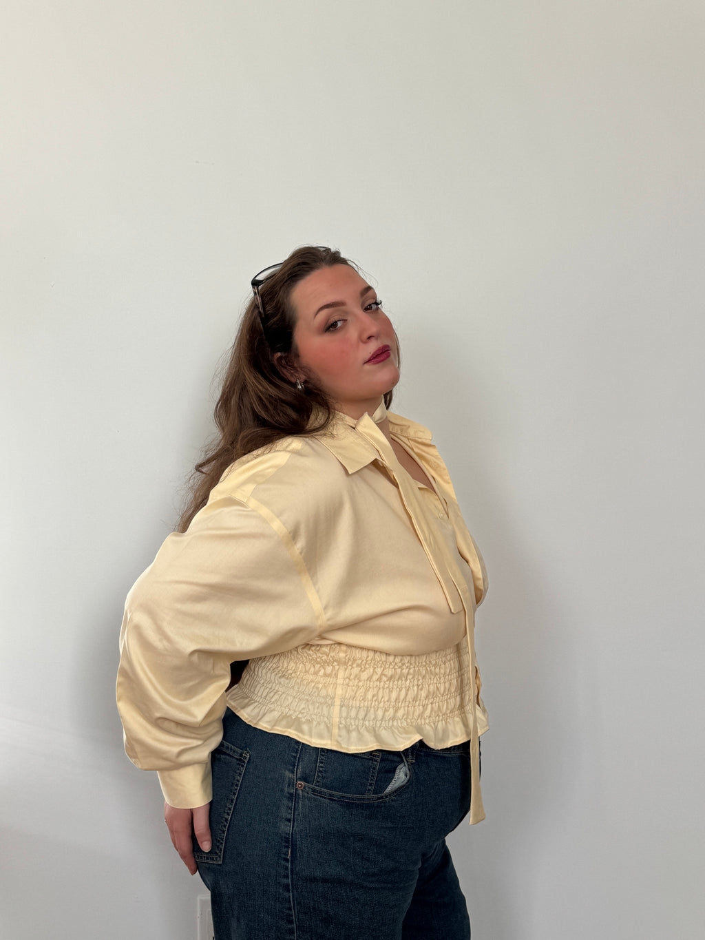 Marielle Top in Honey (XL-1X)