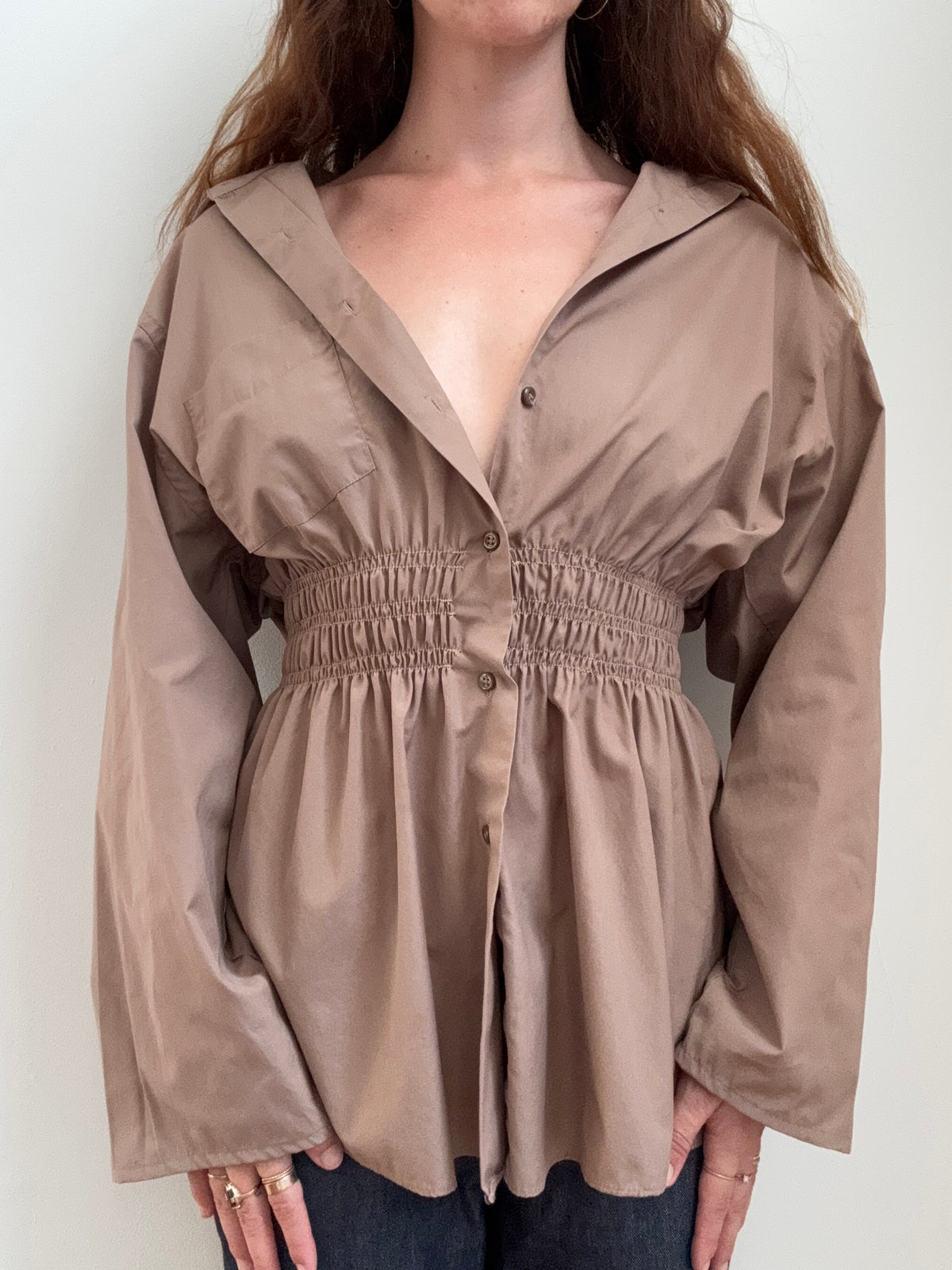 Elodie Top in Cappuccino (M/L)