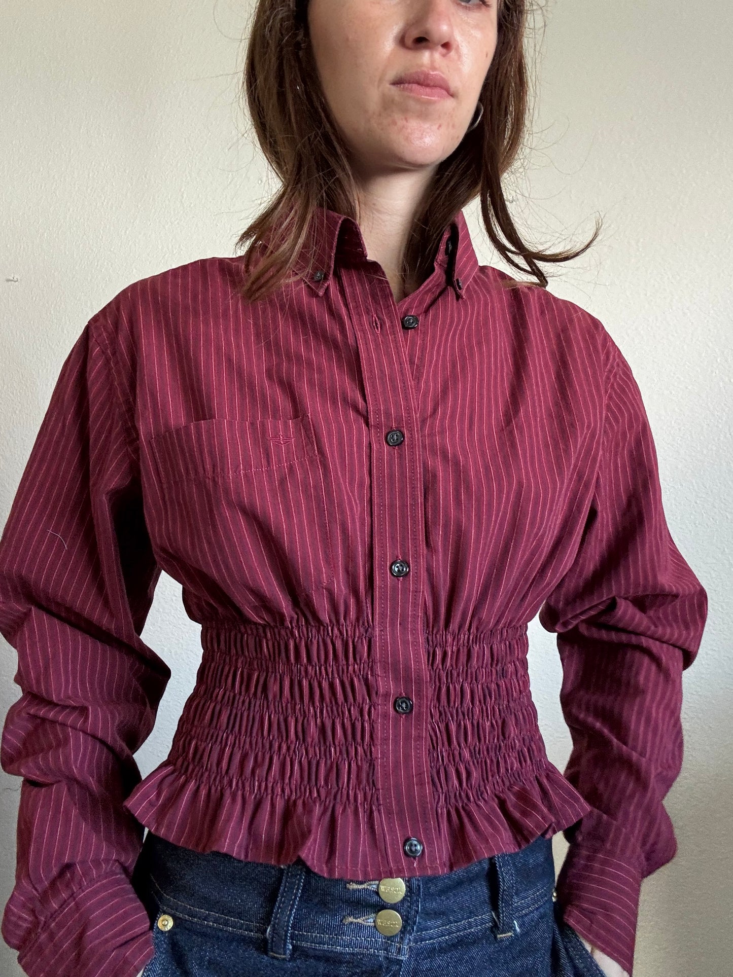 Marielle Top / Red Stripes