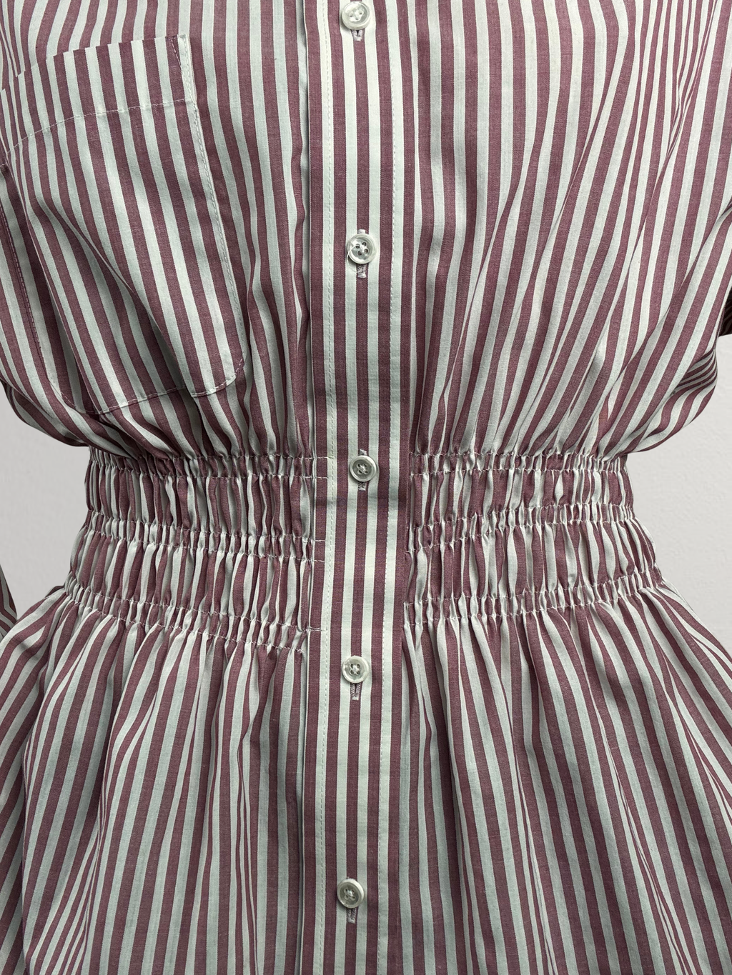 Marielle Top / Raspberry Stripes M/L