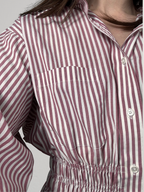 Marielle Top / Raspberry Stripes M/L