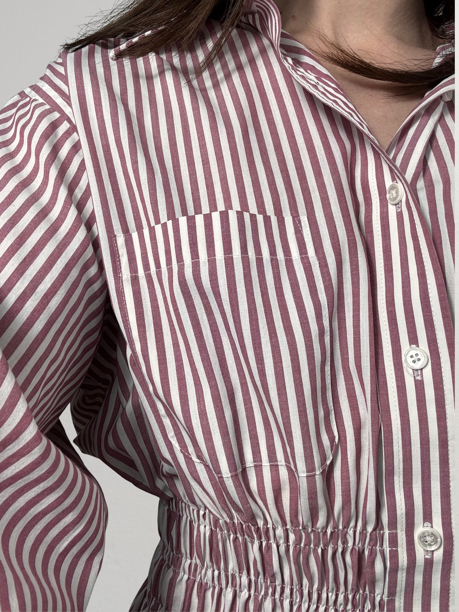 Marielle Top / Raspberry Stripes M/L