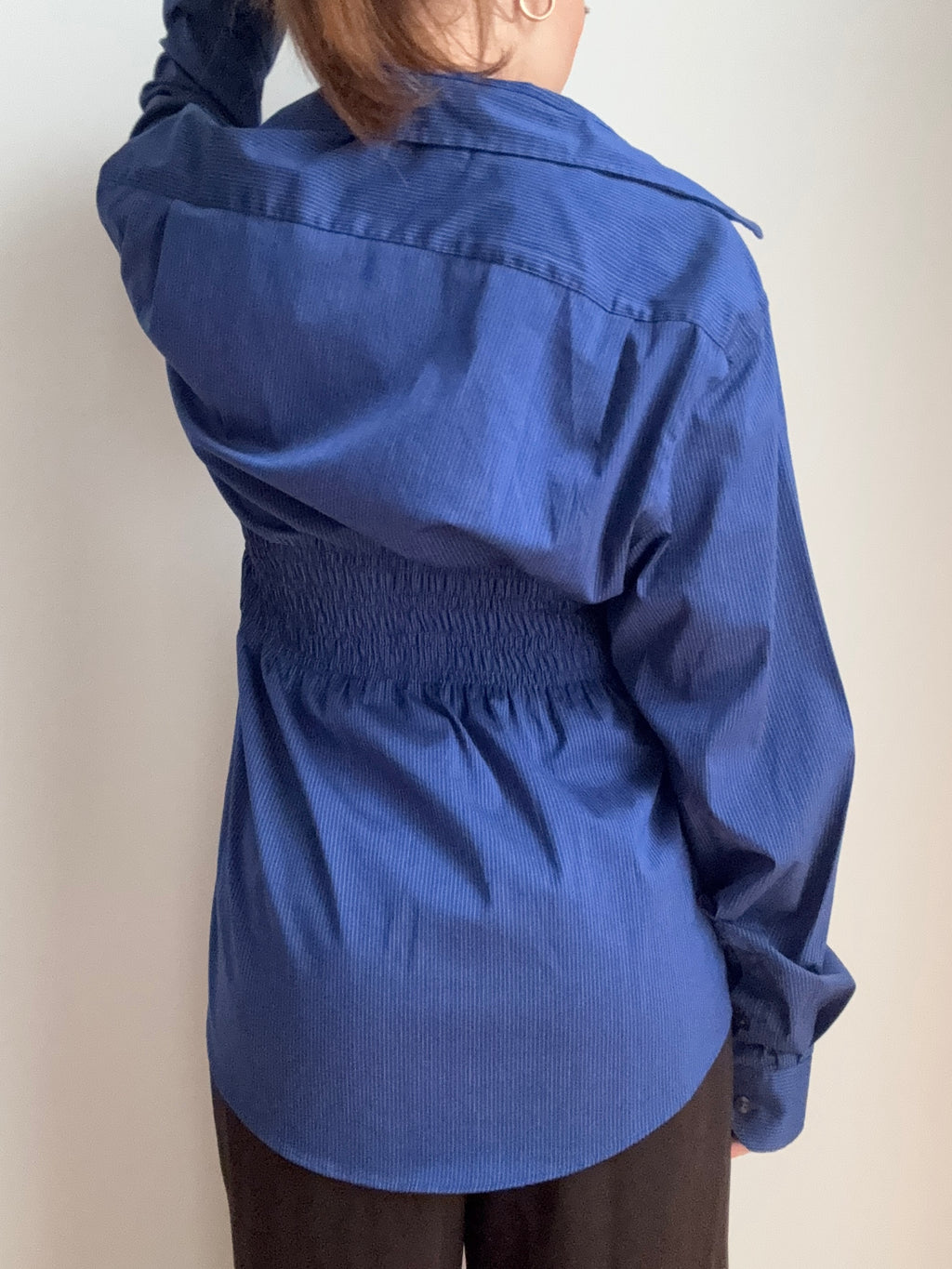Elodie Top in Blue Stripes (M)