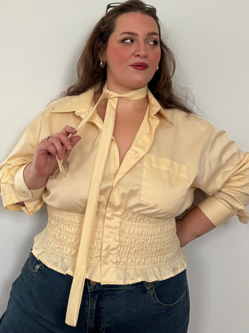 Marielle Top in Honey (XL-1X)