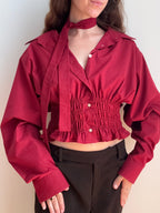 MARIELLE TOP in Cherry Red (L/XL)