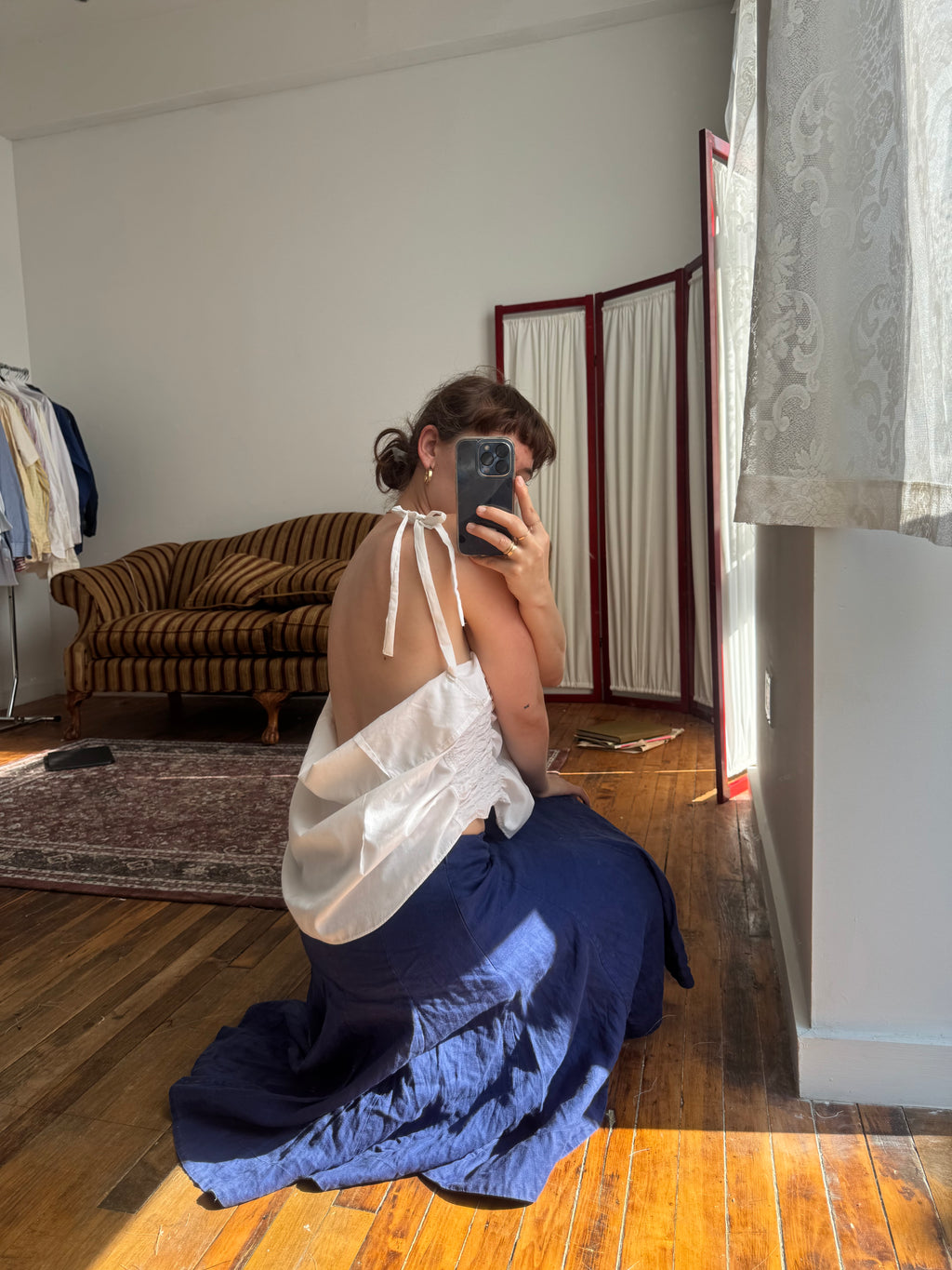The Camille Top / White  / Small-Medium