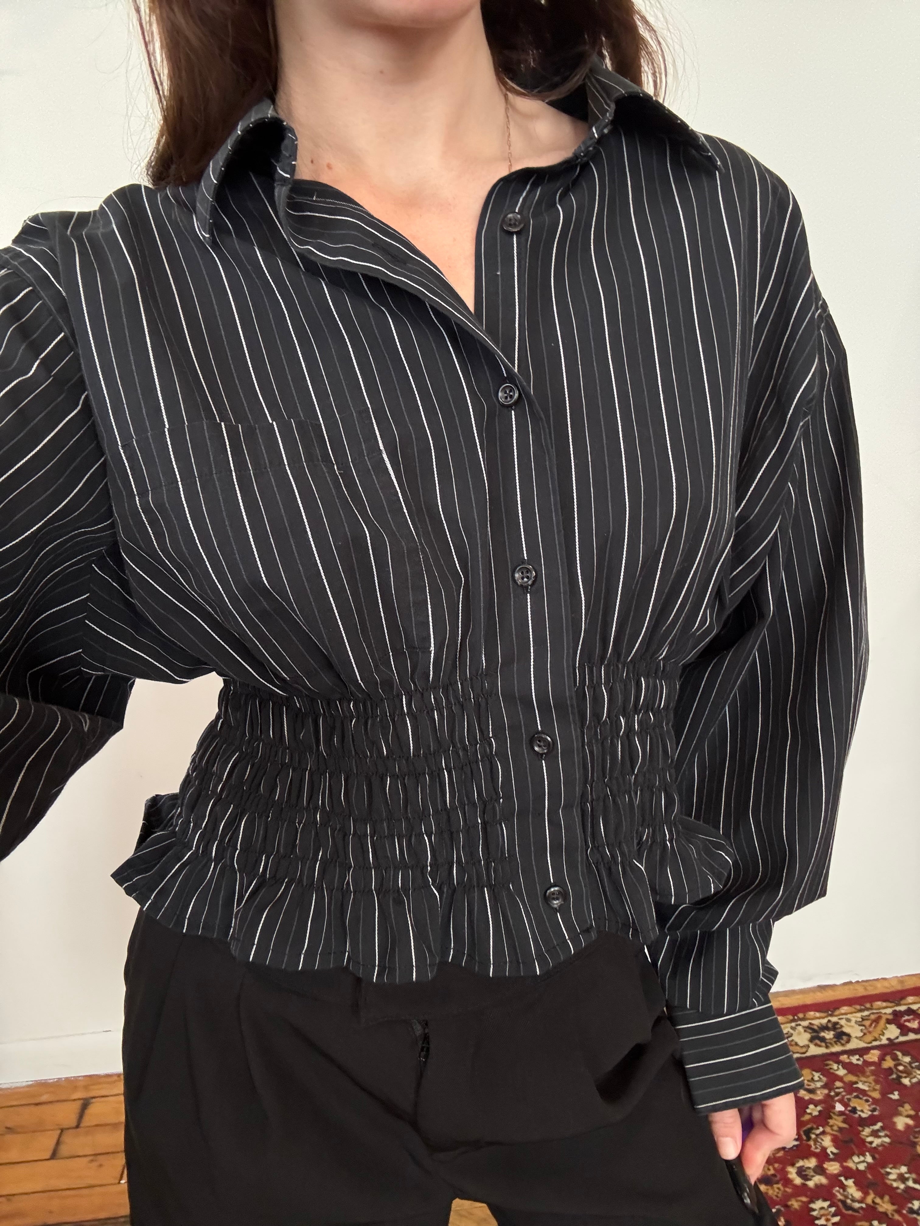 Marielle Top / Pinstripe / ML