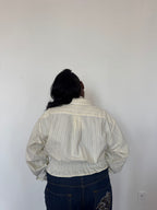 Marielle Top / Yellow & Blue Stripes XL-1X