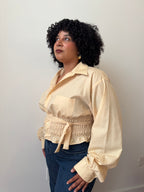 Marielle Top in Butter Yellow (XL-1X)