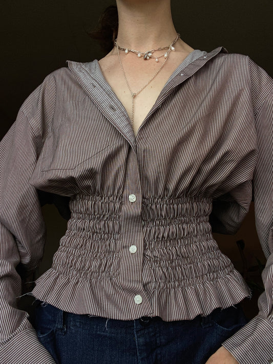 Marielle Chocolate Stripes S/M