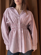 Marielle Top / Raspberry Stripes M/L