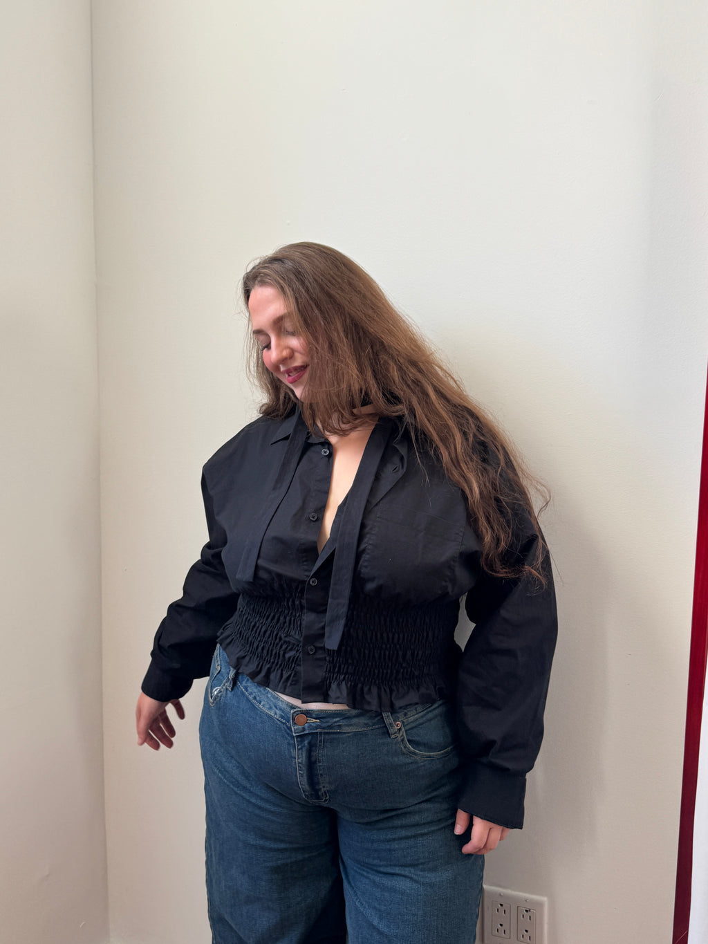 Marielle Top in NOIR (1X-2X)