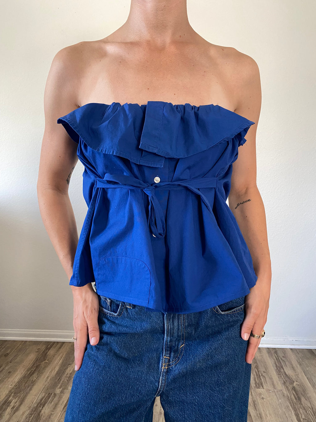 The Camille Top / Cobalt / XL-1X