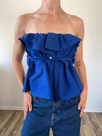 The Camille Top / Cobalt / XL-1X