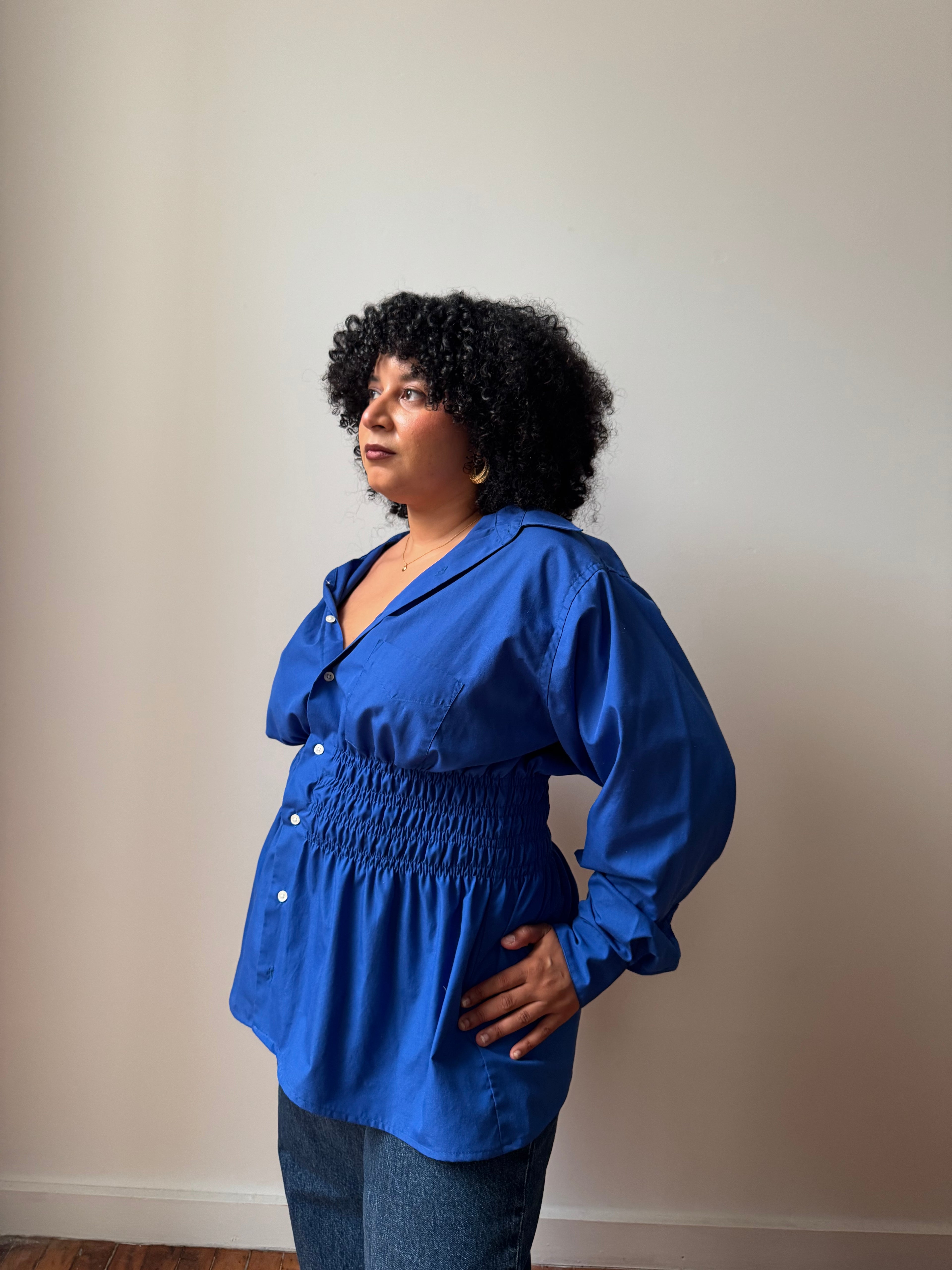 Elodie Top in Cobalt (XL-1X)
