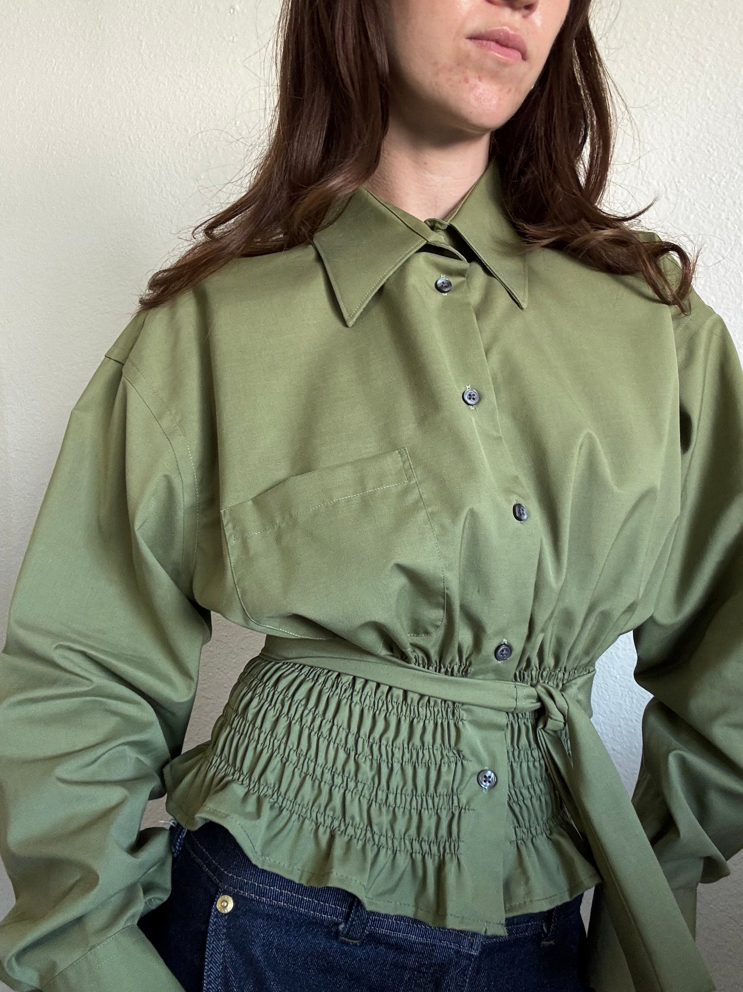Marielle Top / Soft Olive Green