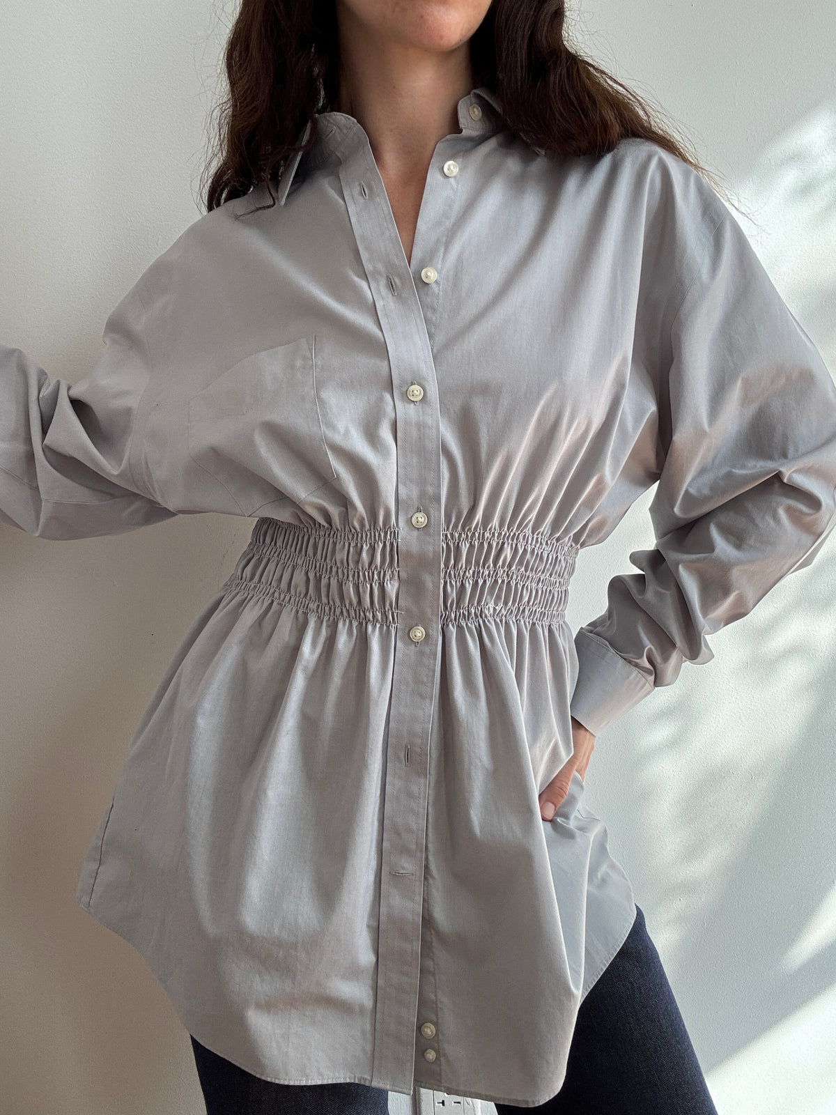 Elodie Top in Sky Gray (S/M)