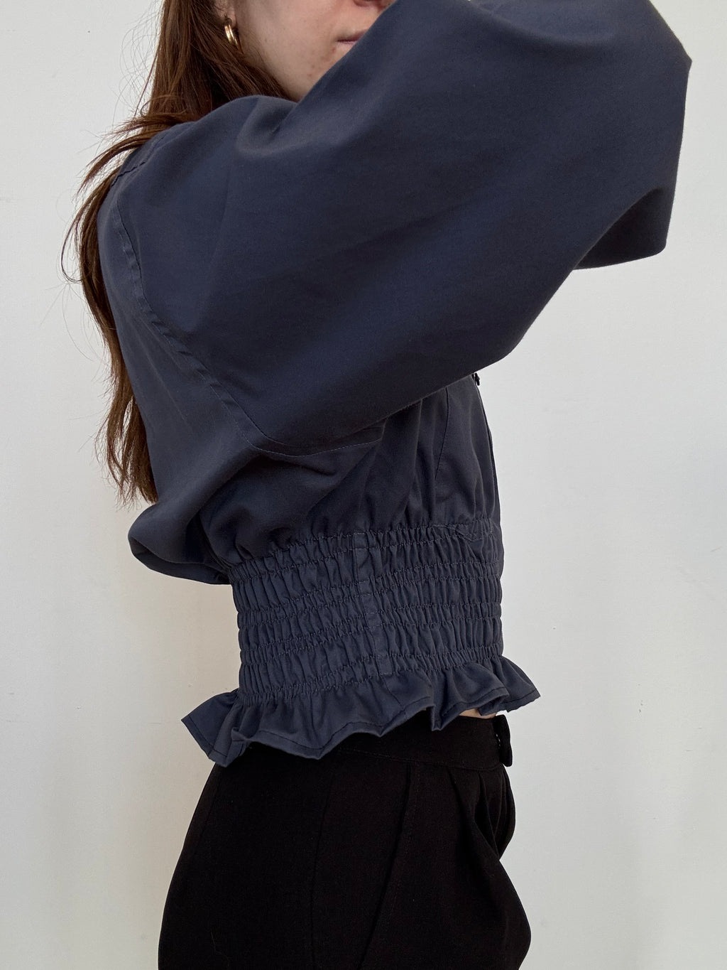 Marielle Top / Slate Gray / M