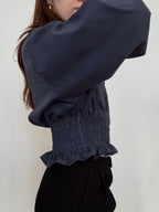 Marielle Top / Slate Gray / M