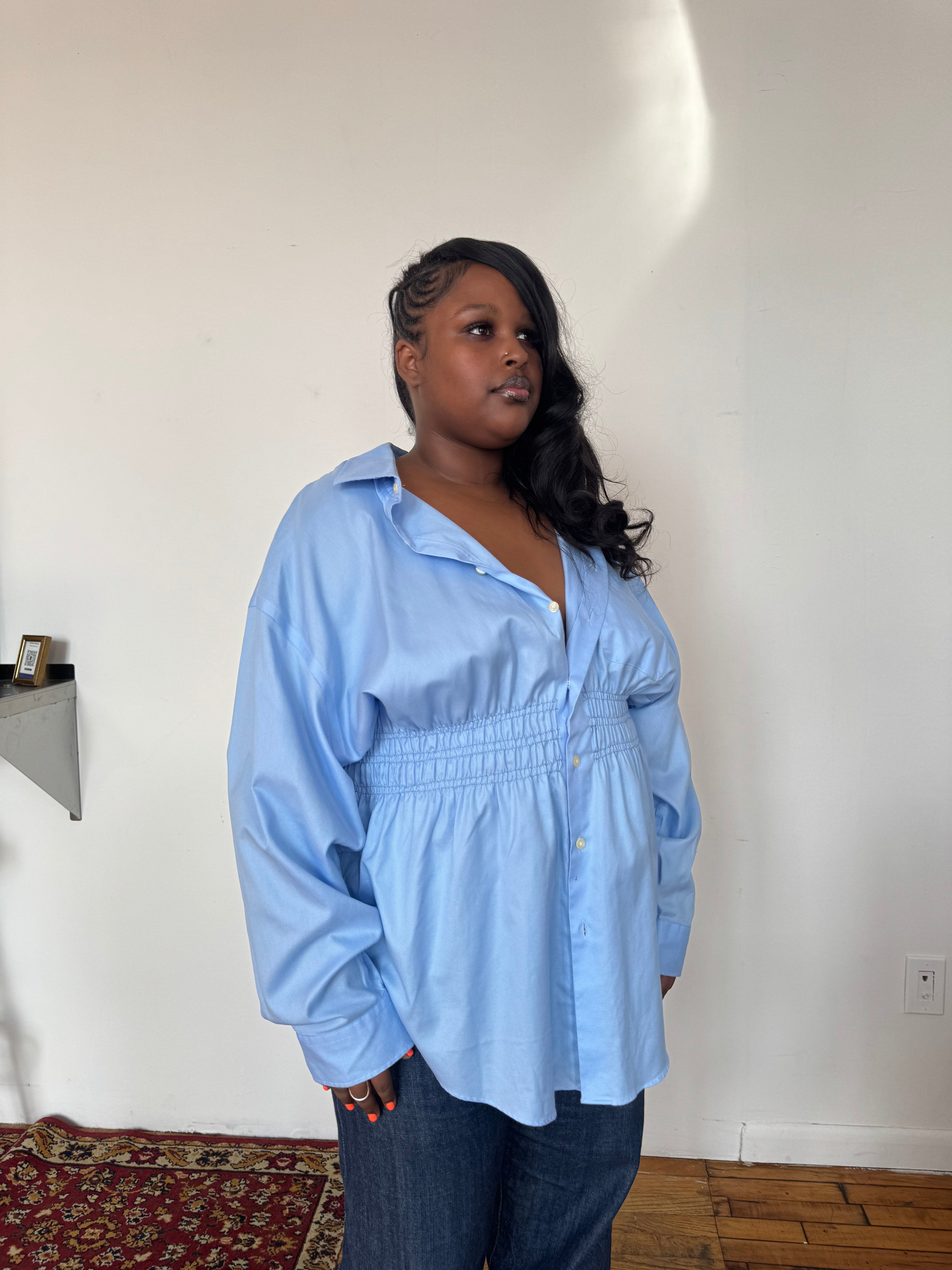 Elodie Top / Baby Blue 2X-3X – LahMichella
