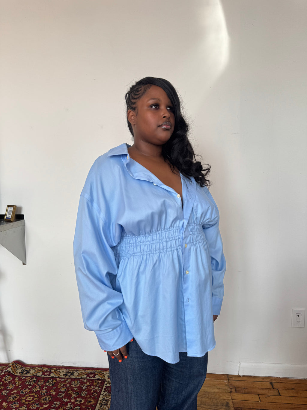Elodie Top / Baby Blue 2X-3X