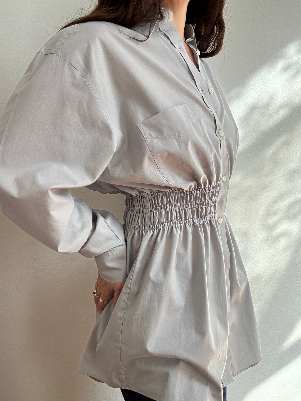 Elodie Top in Sky Gray (S/M)