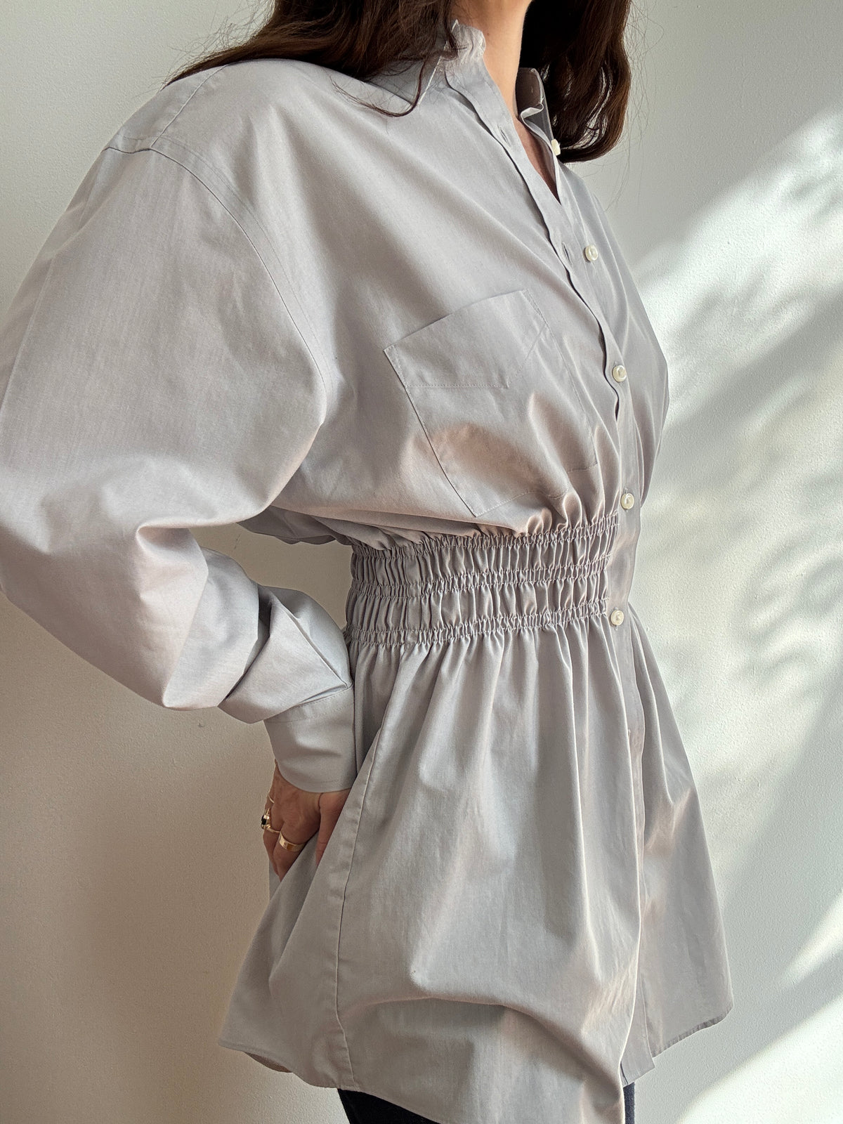 Elodie Top in Sky Gray (S/M)