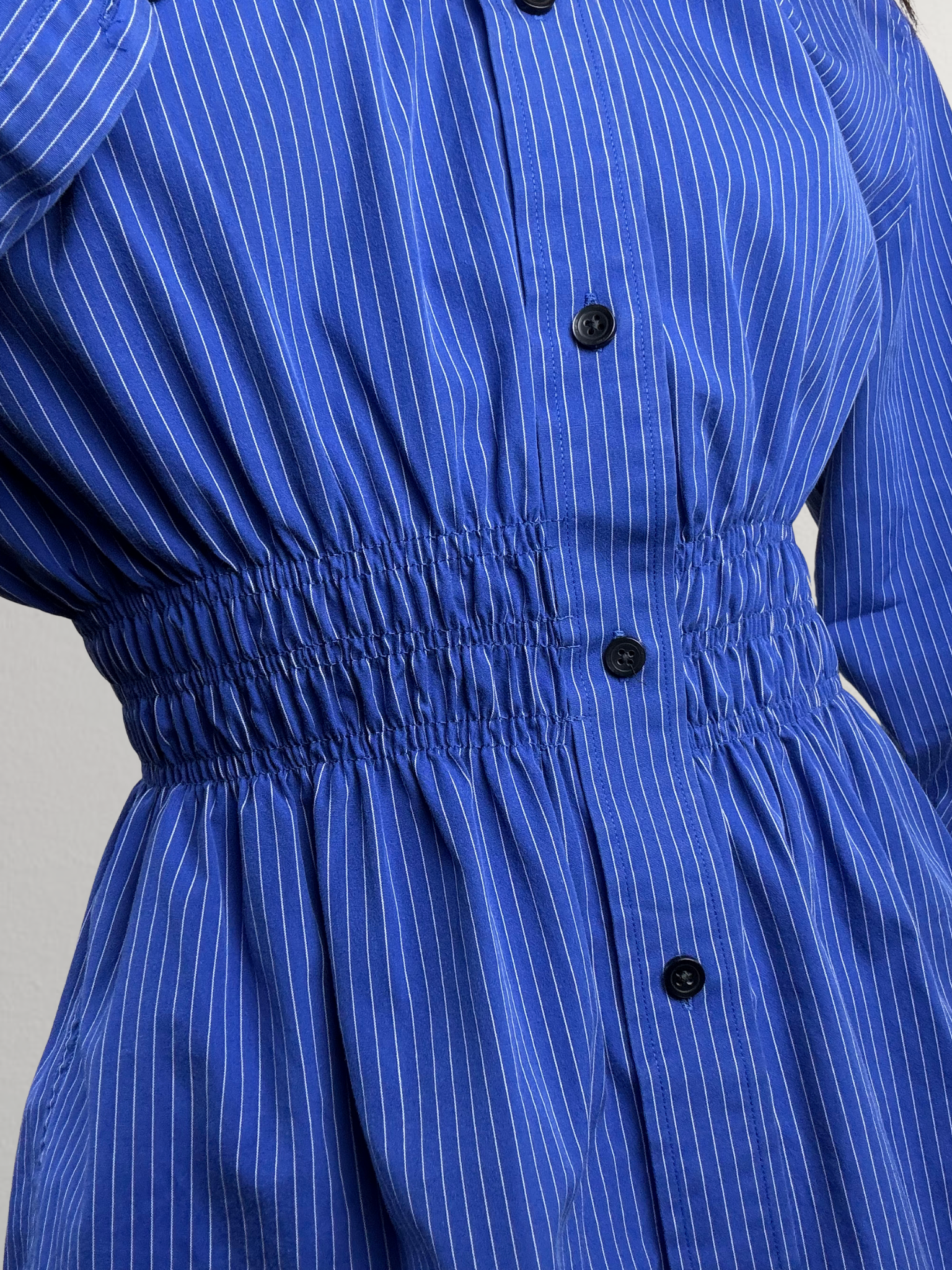 Marielle Top / Blue Pinstripe S/M