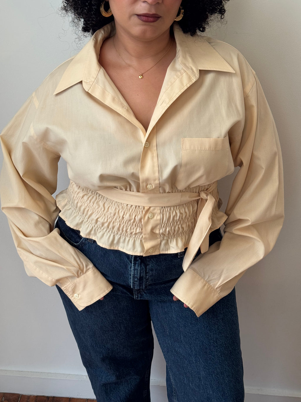 Marielle Top in Butter Yellow (XL-1X)