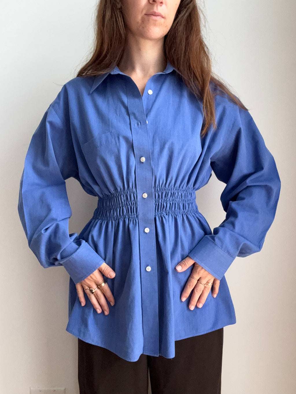 Elodie Top in Blue (M/L)