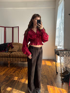 MARIELLE TOP in Cherry Red (L/XL)