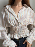 MARIELLE TOP in Whimsy Stripes (M/L)
