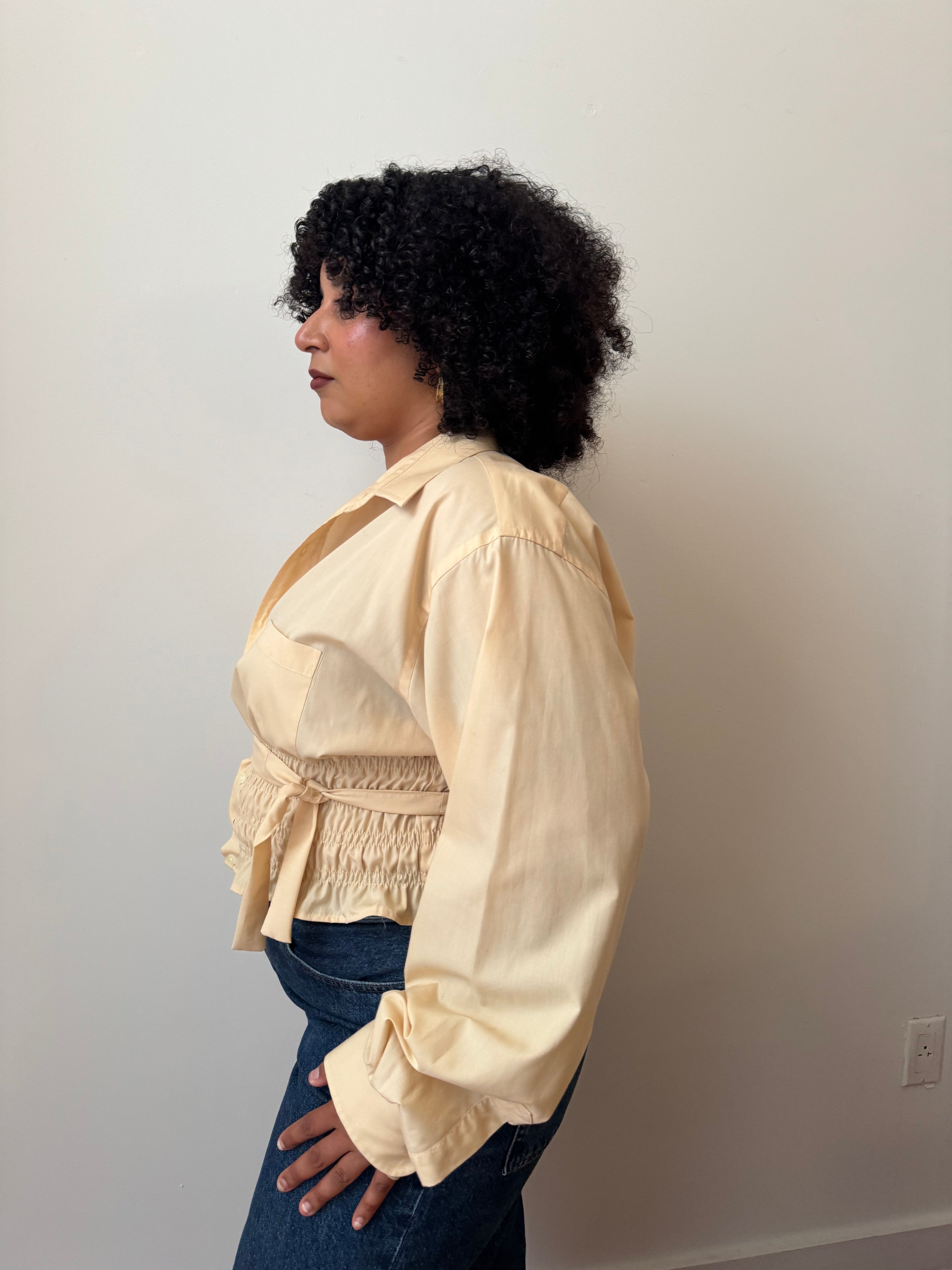 Marielle Top in Butter Yellow (XL-1X)