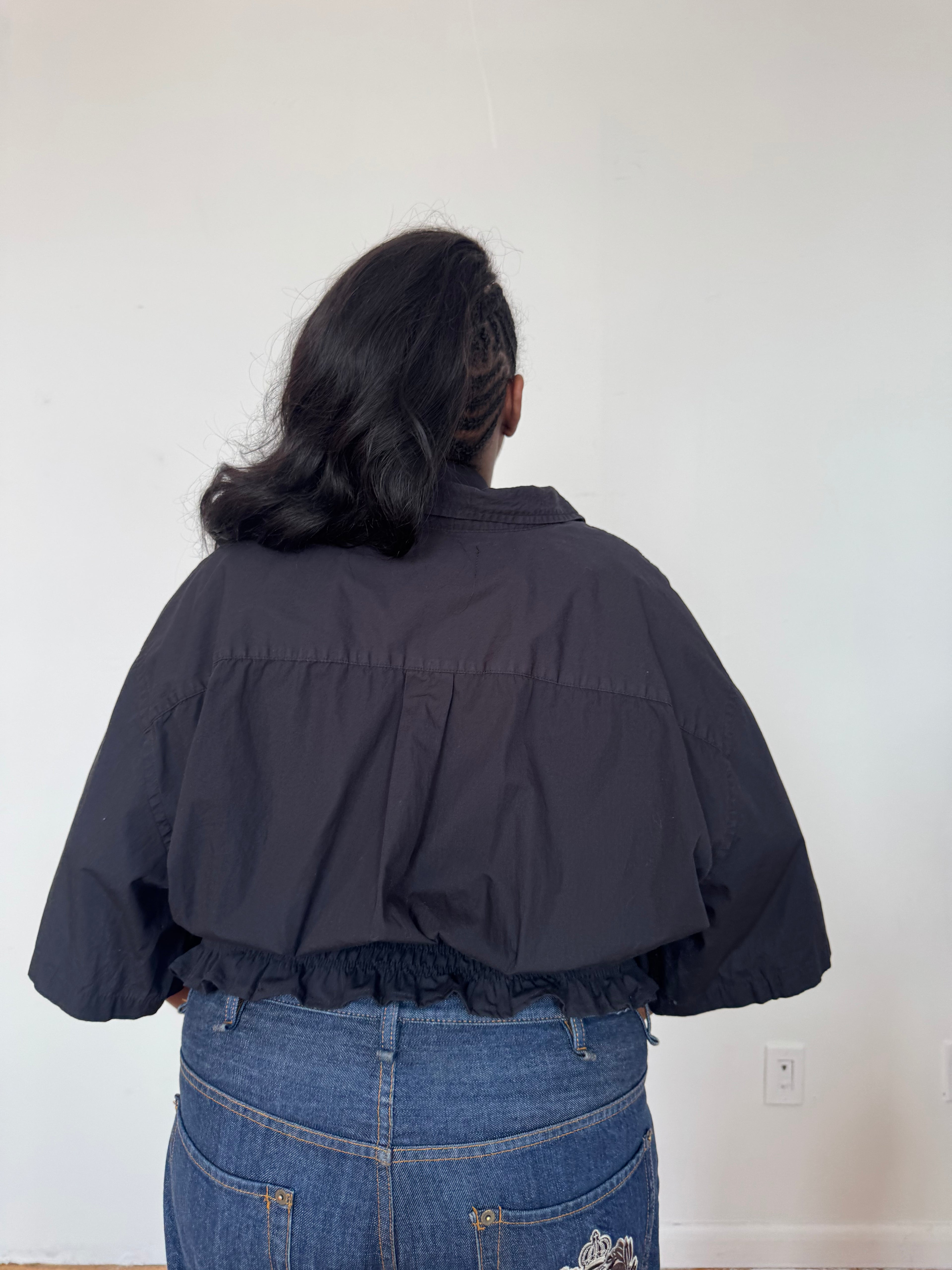 Marielle Top / Black Short Sleeve 2X-4X